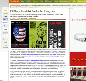 Black Girls Are from the Future was named one of the "Black Feminist Books Everyone Should Read." 