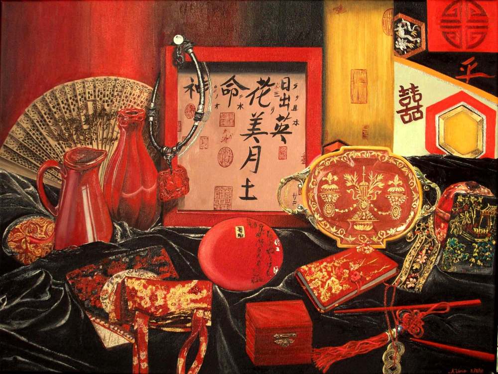 China Red Year of the Rabbit