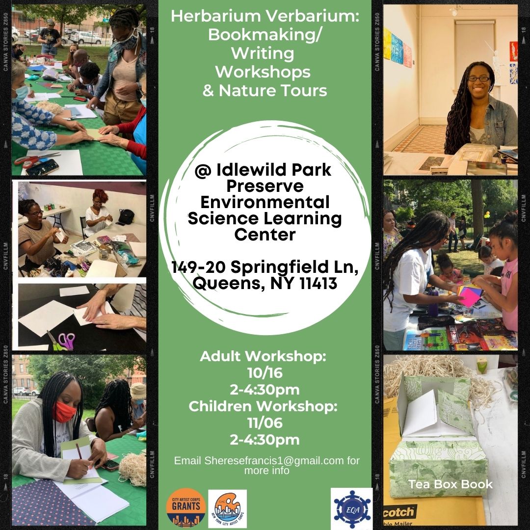 Herbarium Verbarium Bookmaking and Writing Workshop final